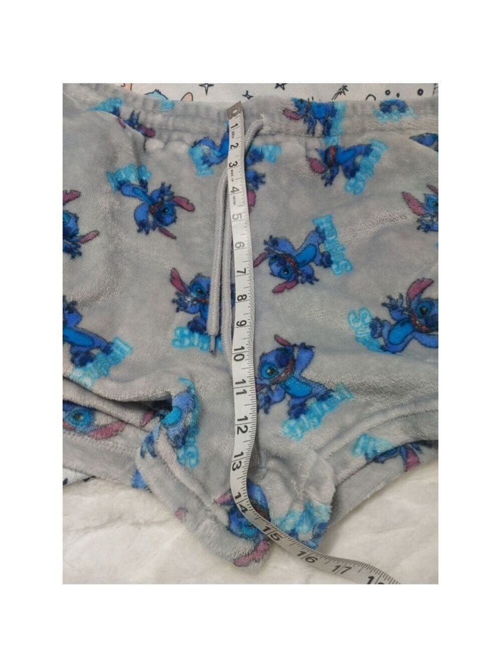 Women's Disney Lilo & Stitch Pajama Set XL White Gray - Picture 5 of 13